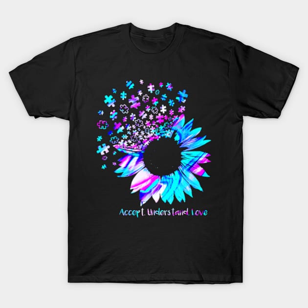 Colorful Sunflower T-Shirt by Prashanthmuralidharart